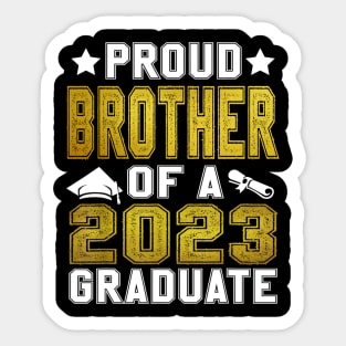 Proud Brother Of A 2023 Graduate Senior Graduation Sticker